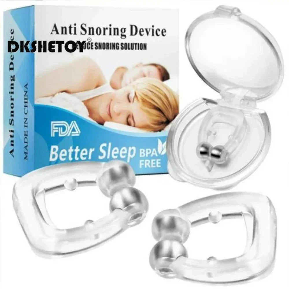 Dispositivo magnético anti ronquidos de silicona