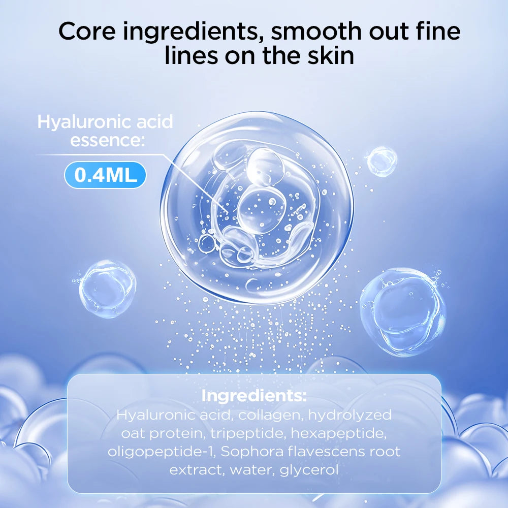 HialuGlow+Retinol Microneedle Eye Patches Mask Korean Skin Care Hyaluronic Acid 1-10PCS for Anti Wrinkle Aging Dark Circle Eyes