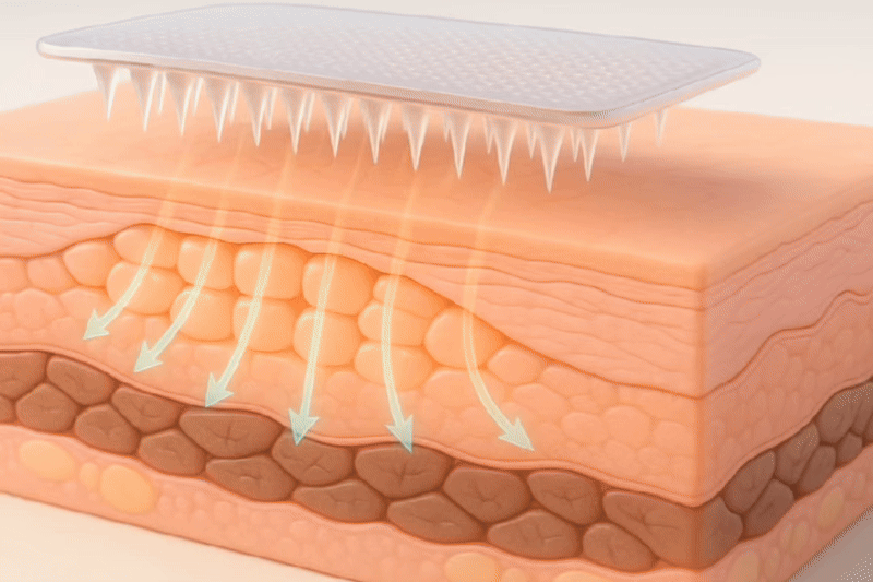 PARCHES CON MICROAGUJAS DE PRECISIÓN PROFUNDA
